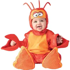 Toddler Loveable Lobster Costume Kids Halloween Red Plush Outfit