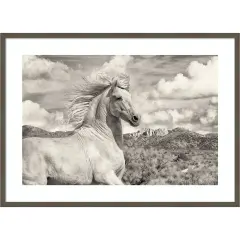 Free to Run by PHBurchett Wood Framed Wall Art Print
