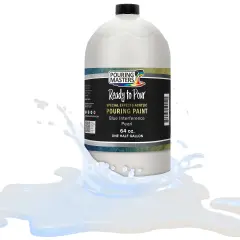 Pouring Masters Blue Interference Pearl Special Effects Acrylic Pouring Paint - Premium 64-Ounce Pre-Mixed Fluid Acrylic Paint - Fluid Art Supplies for Canvas, Wood, Paper, Tile & Rocks