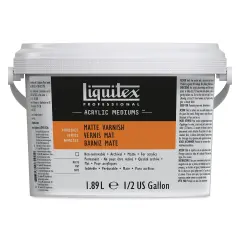 Liquitex Acrylic Varnish - Matte, 1.89 L, Bucket