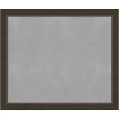Mezzo Silver Wood Framed Magnetic Board