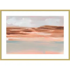 Desert Haze II by Ethan Harper Wood Framed Wall Art Print