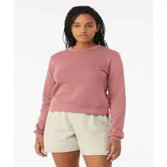Bella + Canvas&reg; Ladies Classic Pullover Crewneck MAUVE