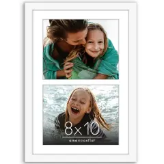 Americanflat 12x28 Collage Picture Frame - Fits Two 8x10 Photos or One 12x18 Picture
