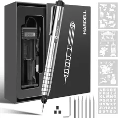 Electric Engraving Pen, HARDELL Engraver Tool 37000RPM, USB Cordless Engraving Machine for Artists&DIYers, Portable DIY Rotary Engraver for Jewelry Wood Glass Stone Carving