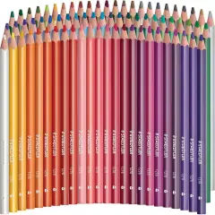 Colored Pencils, Triangular Barrel, 4mm, 72 Pieces