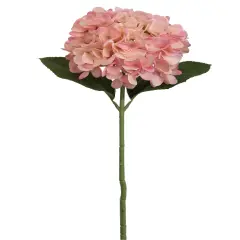 4PC Romantic 18-Inch Pink Hydrangea Stem - Charming 7-Inch Diameter - Ideal for Home D&eacute;cor, Wedding Centerpieces, and Special Occasion Floral Designs, Floral Home by Artificial Flowers