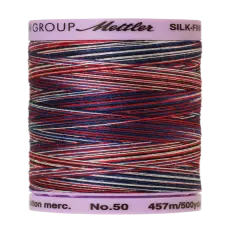 Patriotic (9085-9823) | Silk-Finish Cotton Multi 50wt (457M / 500Y) | Mettler Thread