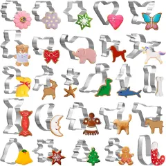 Mini Animal & Unicorn Cookie Cutter Set 26 Pieces