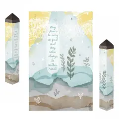 Peace And Calm Art Pole 20 Inches Tall Memorial