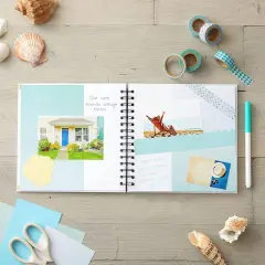 Scrapbook Photo Album for Family Photos, Wedding Guest Book, Anniversary (40 Sheets)