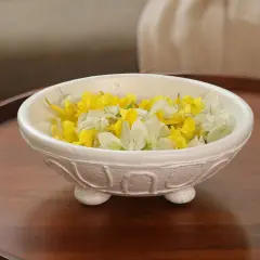 Home D&eacute;cor Organic Pattern Terracotta Bowl &ndash; Stylish & Rustic Accent for Any Space