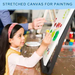 Stretched Canvas for Painting, 8 Pack 9x12 Inch Canvas Value Pack ,Primed Acid-Free Cotton Blank Canvases, Painting Canvas for Oil & Acrylic Paint.