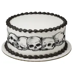 Skulls Edible Cake Topper Image Strips 3ct