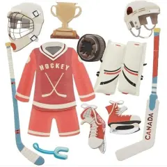 Jolee's Boutique Canadian Hockey Dimensional Stickers