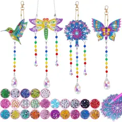 Summer Arts and Crafts for Kids Ages 8-12,Diamond Painting Kits for Kids Adults,Creative Art Activity Birthday Gifts for 6 7 8 9,10-12 Year Old,Easter Gifts for Teens,Adults