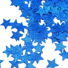Blue Glitter Star Confetti,Blue Confetti For Table Decor,1.18 in,200PCS
