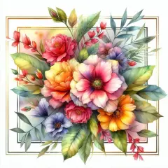 Diamond Painting Kits for Adults, 5D DIY Flower Diamond Art Kits for Beginners, Full Drill Diamond Painting Kits for Home Wall Decor, 12x12 Inch
