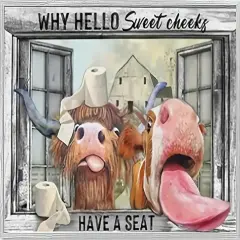 Highland Cow Diamond Painting Kits for Adults - 5D Cow Diamond Art Kits for Beginners, DIY Cow Diamond Art Painting Crafts Funny Cow for Decor Home Walls Gifts 12X16Inch