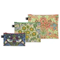 Loqi Zip Pocket Set - William Morris, Set of 3