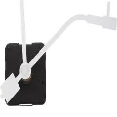 Wall Clock Movement: Battery Operated Clock Mechanism Kit - Clock Hands Motor Replacement For DIY Repair Parts Clock Mechanism Kit Plastic White