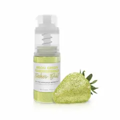 Bakell - Neon Green Tinker Dust Edible Glitter (4g, 1x Spray Pump) for Food, Desserts, and Beverages!