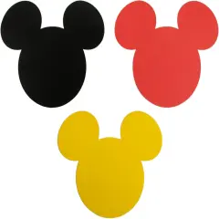 60pcs Mickey Heads Paper Wall Stickers, Mickey Style Bunting