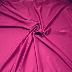 1 Yard Scuba Techno Knit Solid Fabric Smooth Stretch Apparel & Crafts 58"-60" Width Magenta