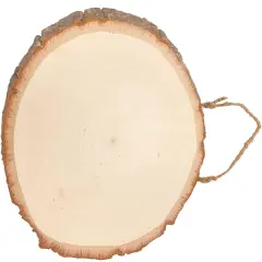 16 Inch 6 Pack Large Oval Basswood Signs Wood Slice