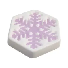 7" x 6" x 1" January Snowflake Glass Fusing Kiln Mold