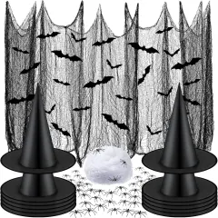 69 Pcs Halloween Witch Hats Decorations