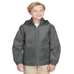 Team 365&reg; Youth Zone Protect Lightweight Jacket SPORT GRAPHITE