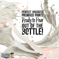 Pouring Masters Red Interference Pearl Special Effects Acrylic Pouring Paint - Premium 64-Ounce Pre-Mixed Fluid Acrylic Paint - Fluid Art Supplies for Canvas, Wood, Paper, Tile & Rocks