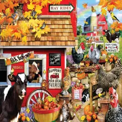 Sunsout Support Your Local Farmer 1000 pc Jigsaw Puzzle 35252