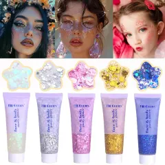 Chunky Face Glitter Gel for Girls Makeup