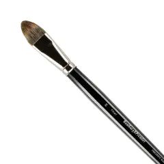 Creative Mark Hamburg Premiere Professional Oil Painting Brushes - Filbert #20 Oil Paint Brush - Handmade in Germany, Natural & Synthetic Hair Blend, Long Triple-Lacquered Birch Handle