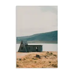 Stupell Industries Iceland Shore Cottage Canvas Wall Art Design by Max Blakesberg Studios