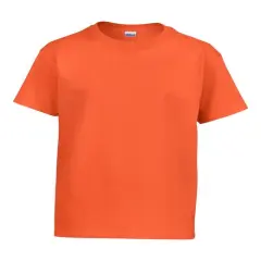 Gildan&reg; Youth Ultra Cotton Crew neck Short Sleeve T-Shirt ORANGE
