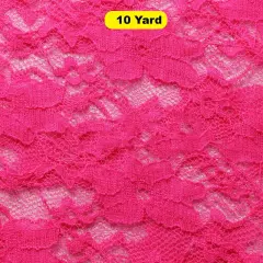 Seduction Lace Nylon Spandex Tricot N Pink