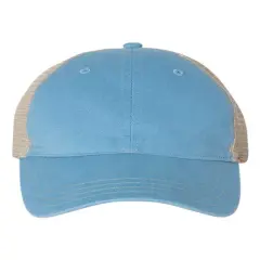 Richardson&reg; Garment Washed Trucker Cap C Blue/ Khaki