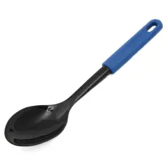 Chef Craft 11.5" Basic Heat Resistant Nylon Solid Serving Spoon Blue