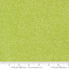 Dotty Thatched Lime 44"/45" Fabric Per Yard