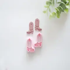 Cowboy Boots Polymer Clay Cutter Set &ndash; Western Earring Making Tools (Set of 2)