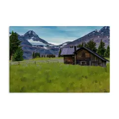 Stupell Industries Cabin on Ranch Landscape Canvas Wall Art Design by Renel Peters