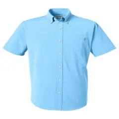 HUK&reg; Men's Kona Solid Short Sleeve Shirt Marolina blue