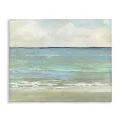 Stupell Industries Horizontal Beach Brush Strokes Canvas Wall Art Design by Sally Swatland