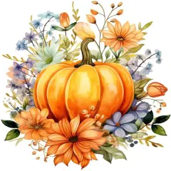 Pumpkins Painting by Numbers