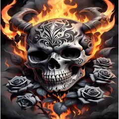 5D DIY Diamond Painting Kits for Adults - 	Yellow、Black