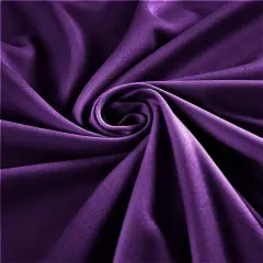 1 Yard Soft Crepe Textured Techno Scuba Knit Fabric with Stretch Violet