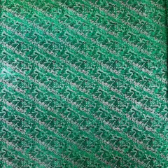 1 Yard Snake Pattern Shattered Glass Spandex Fabric 4 Way Stretch Nylon Reflective Material 58-60 inches width Green